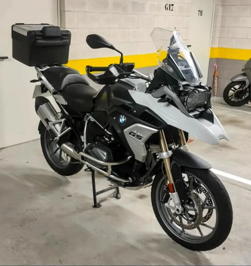 BMW R 1250 GS vor der Moto-Scan-Inspektion